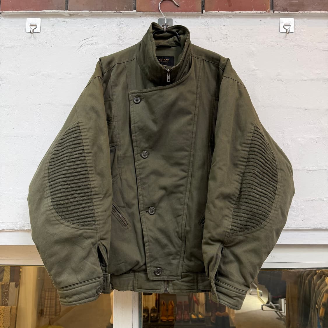 Astray 빈티지 모터사이클 봄버 자켓 L 상품이미지1