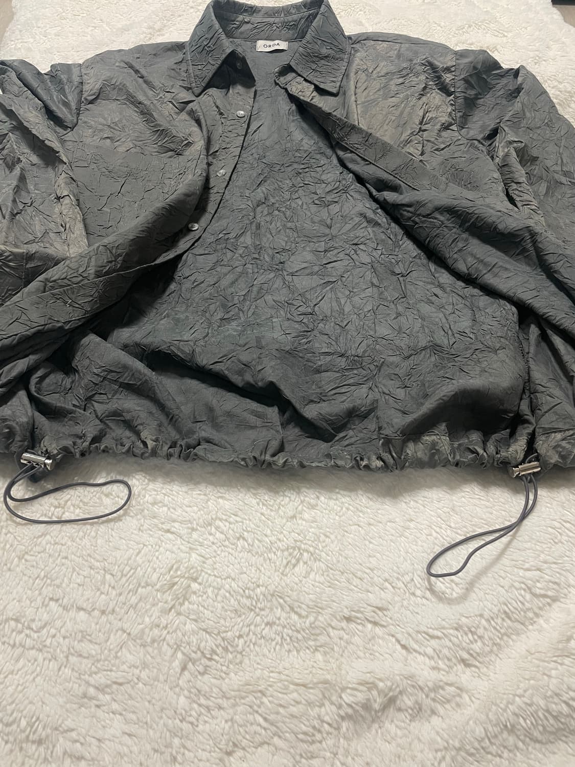 빅 포켓 주름 셔츠 상품이미지3