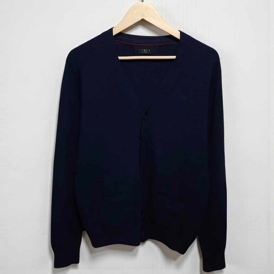 95)DAKS 닥스 가디건 네이비 울100% 상품이미지2