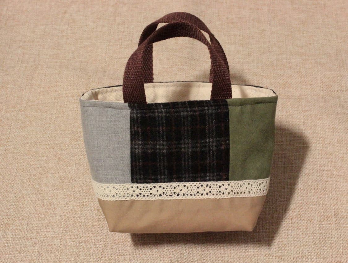 핸드메이드 빈티지 업사이클링 파우치 / 바구니 상품이미지8