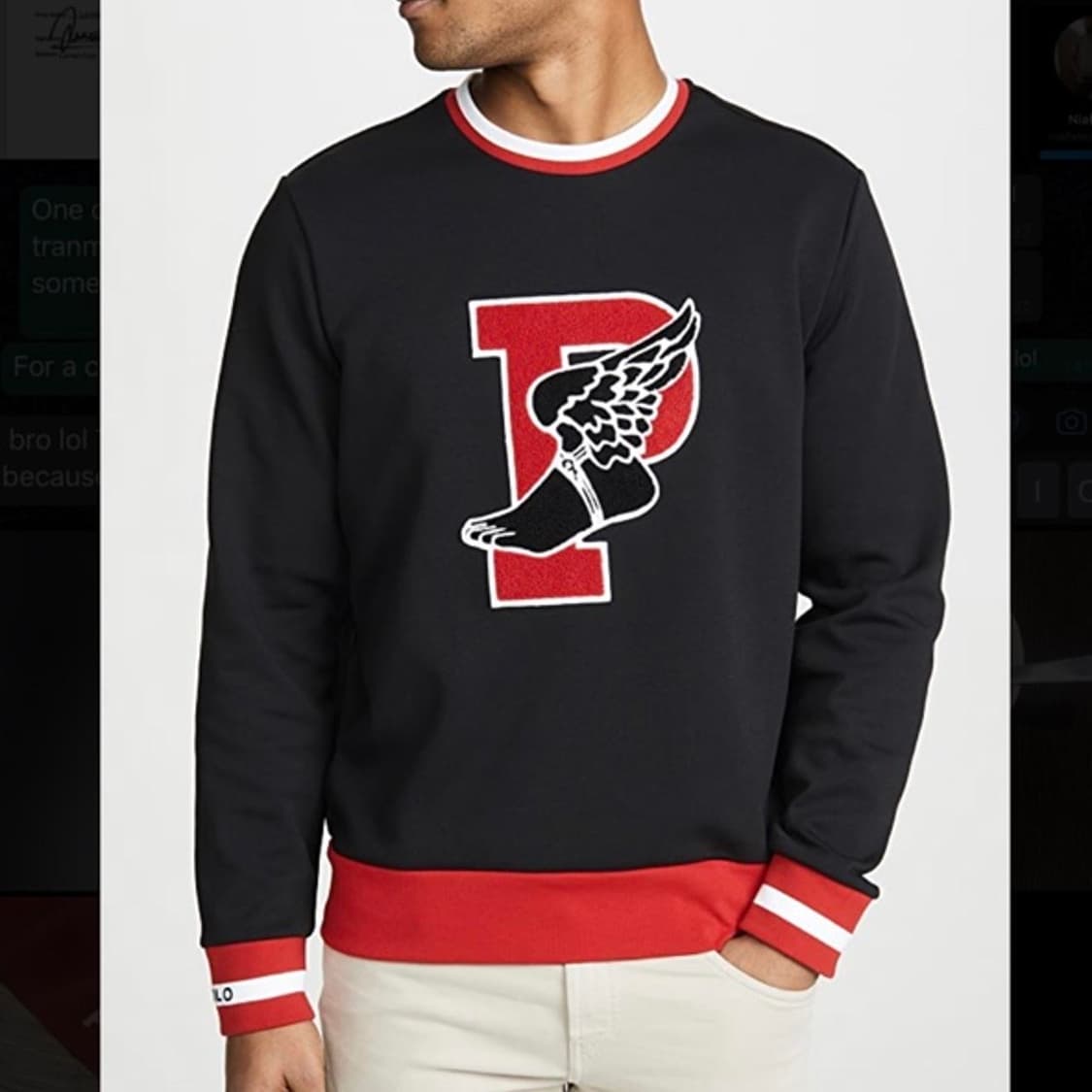 폴로 랄프로렌 P-WING 그래픽 스웻셔츠 맨투맨 XL 상품이미지7