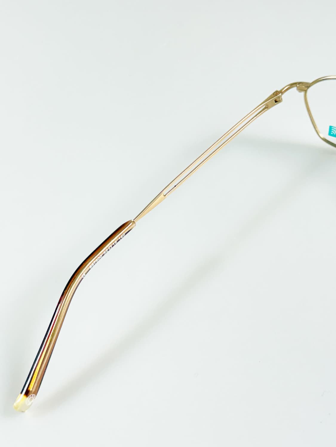 90s FUTIS 골드 슬림 스퀘어 프레임 빈티지 안경 상품이미지7