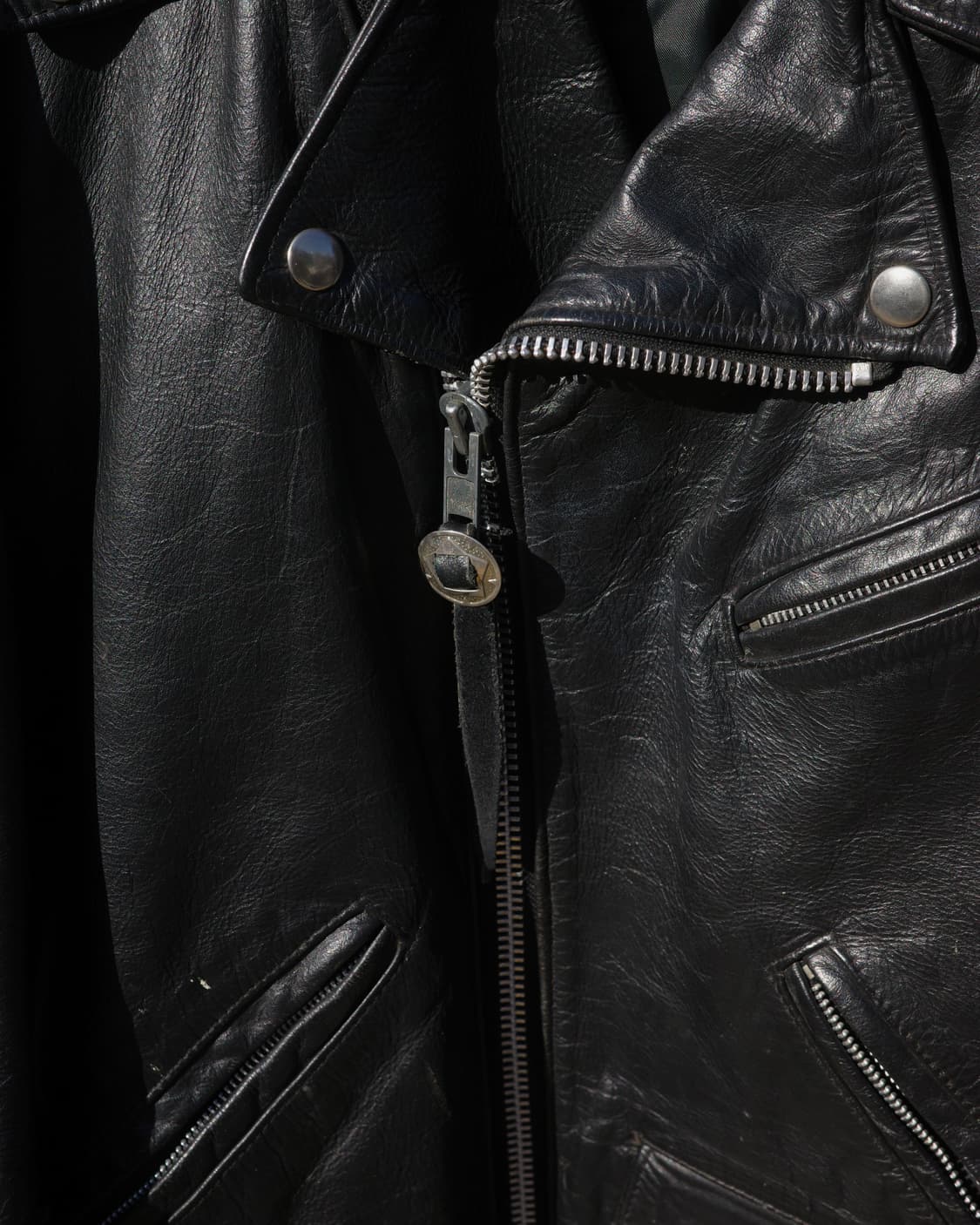 80s Harley Davidson 모터사이클 레더 자켓 상품이미지4