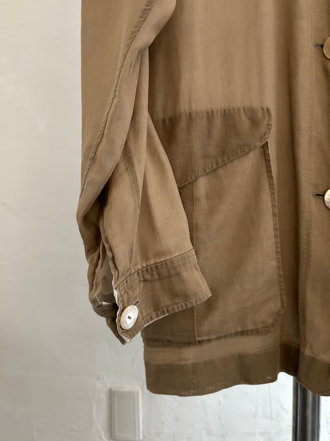 Jil Sander 질샌더 베이지 쓰리 포켓 셔츠 자켓    상품이미지6