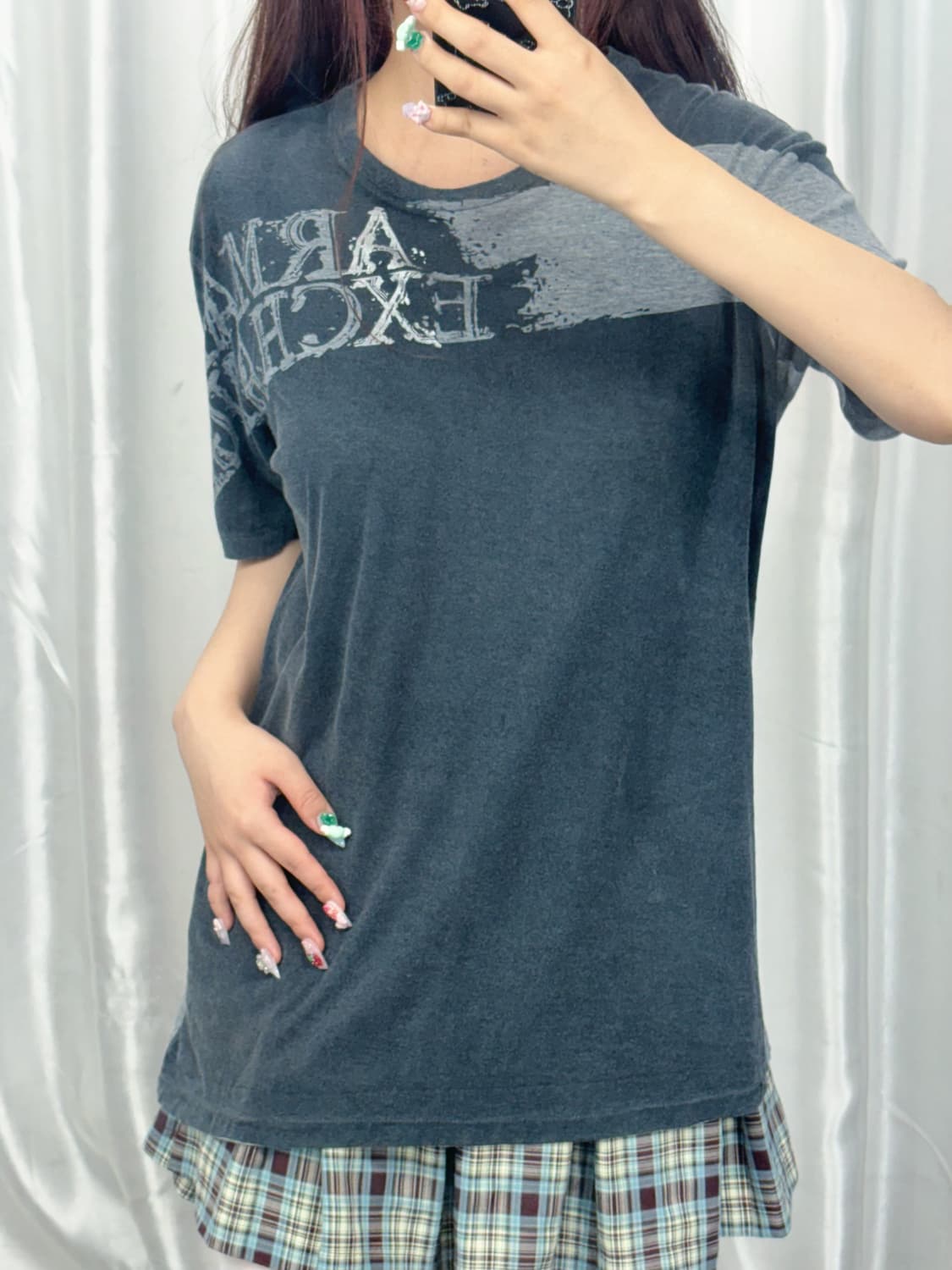 AIX lettering short-sleeved 상품이미지1