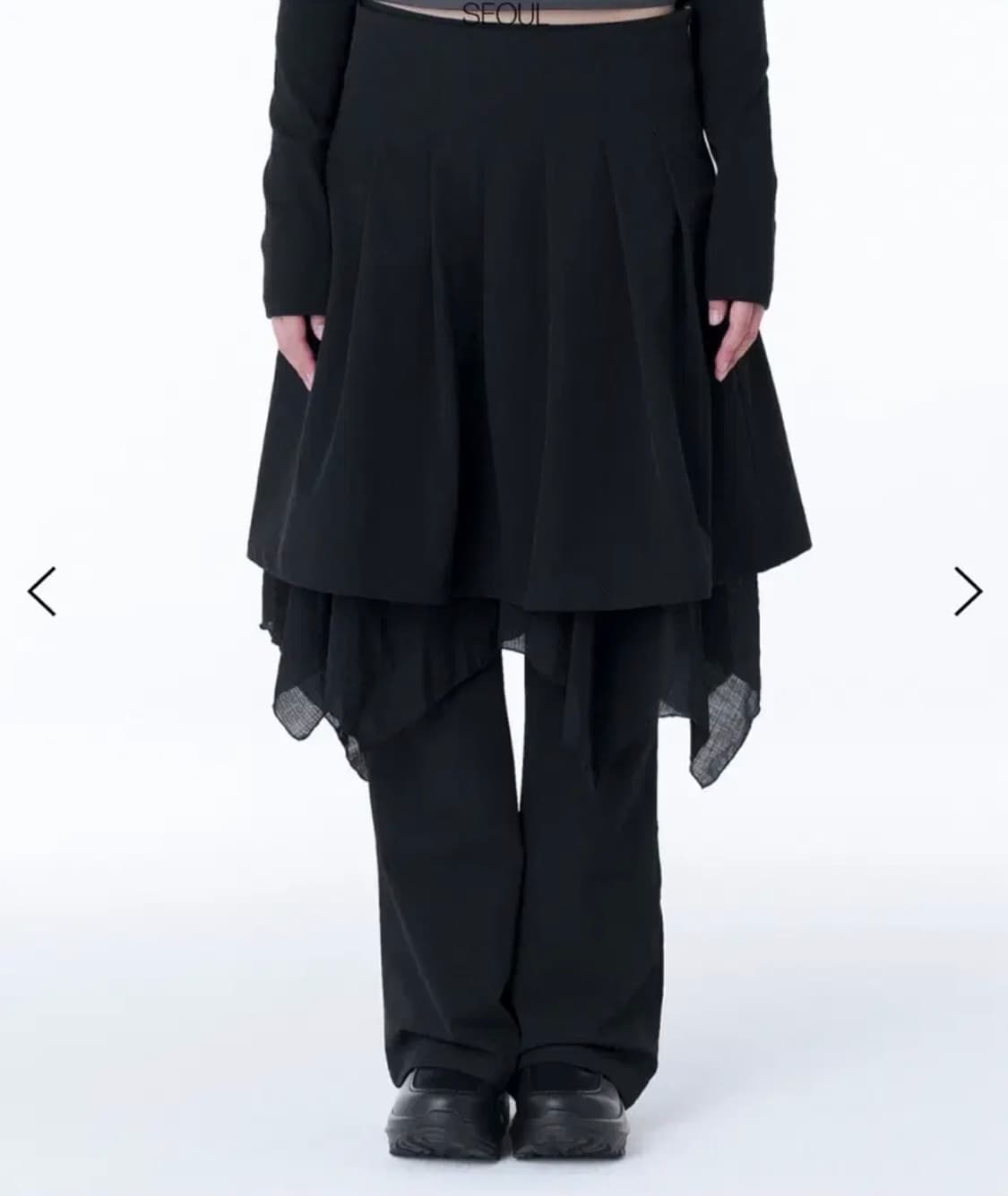 미세키서울 레이어드 스커트 팬츠 2 상품이미지1
