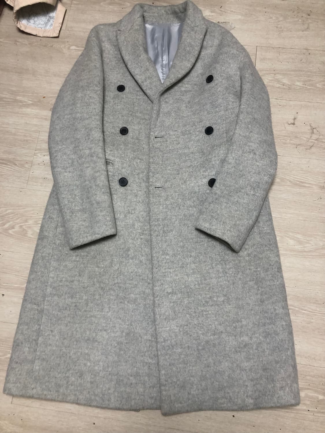 디앤써 알파카 아이보리 더블 코트 사이즈 48, XL 105 사이즈 상품이미지1