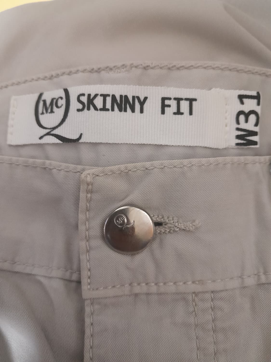 알렉산더 맥퀸 아이보리 코튼바지 32" 상품이미지7