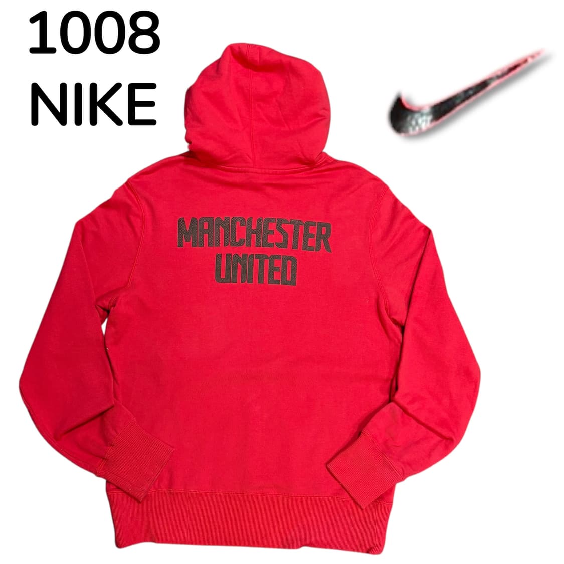 나이키 맨유 축구팀 후드티 레드 M 상품이미지3