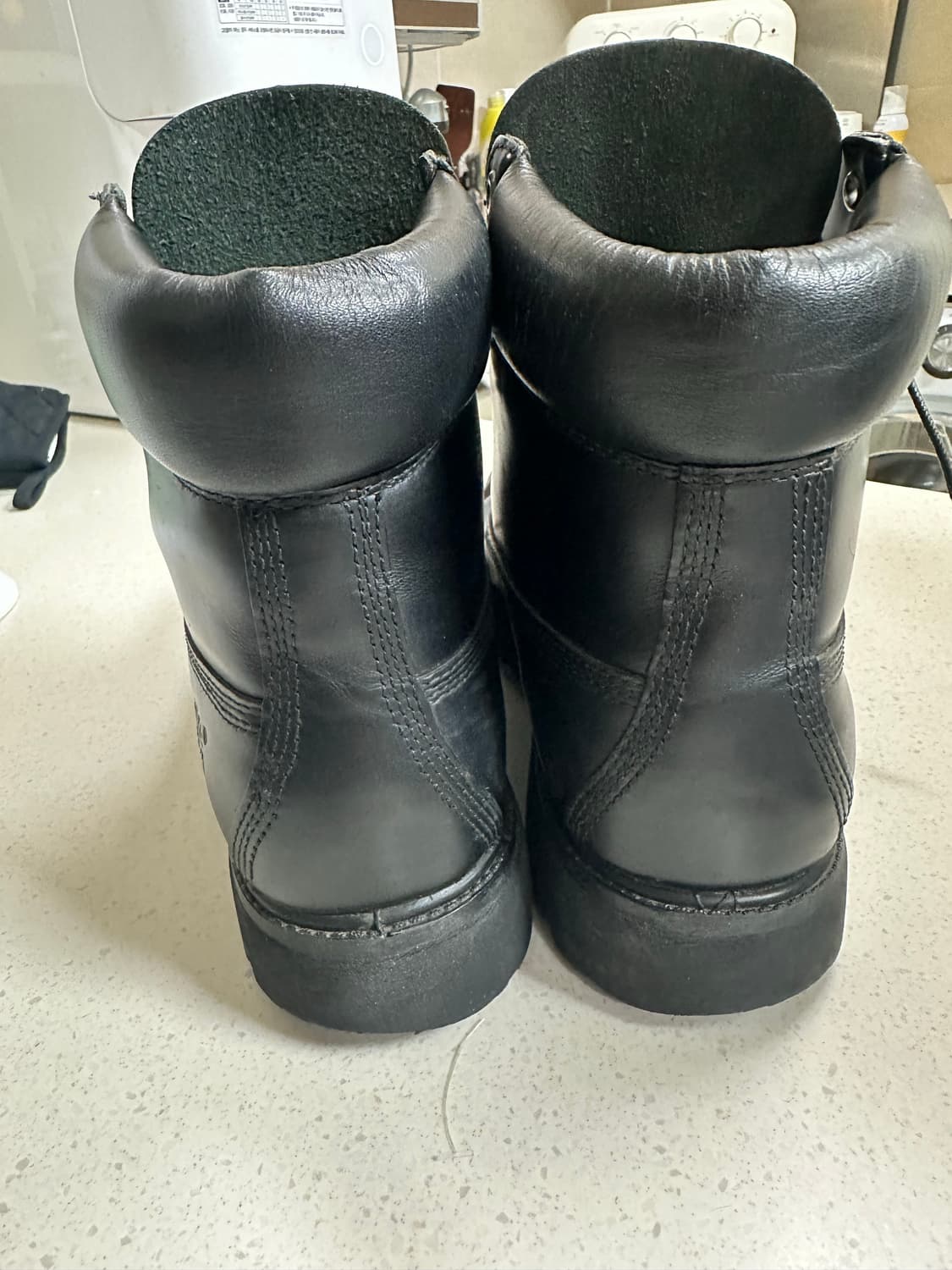 팀버랜드 9.5m 블랙 레더 상품이미지2