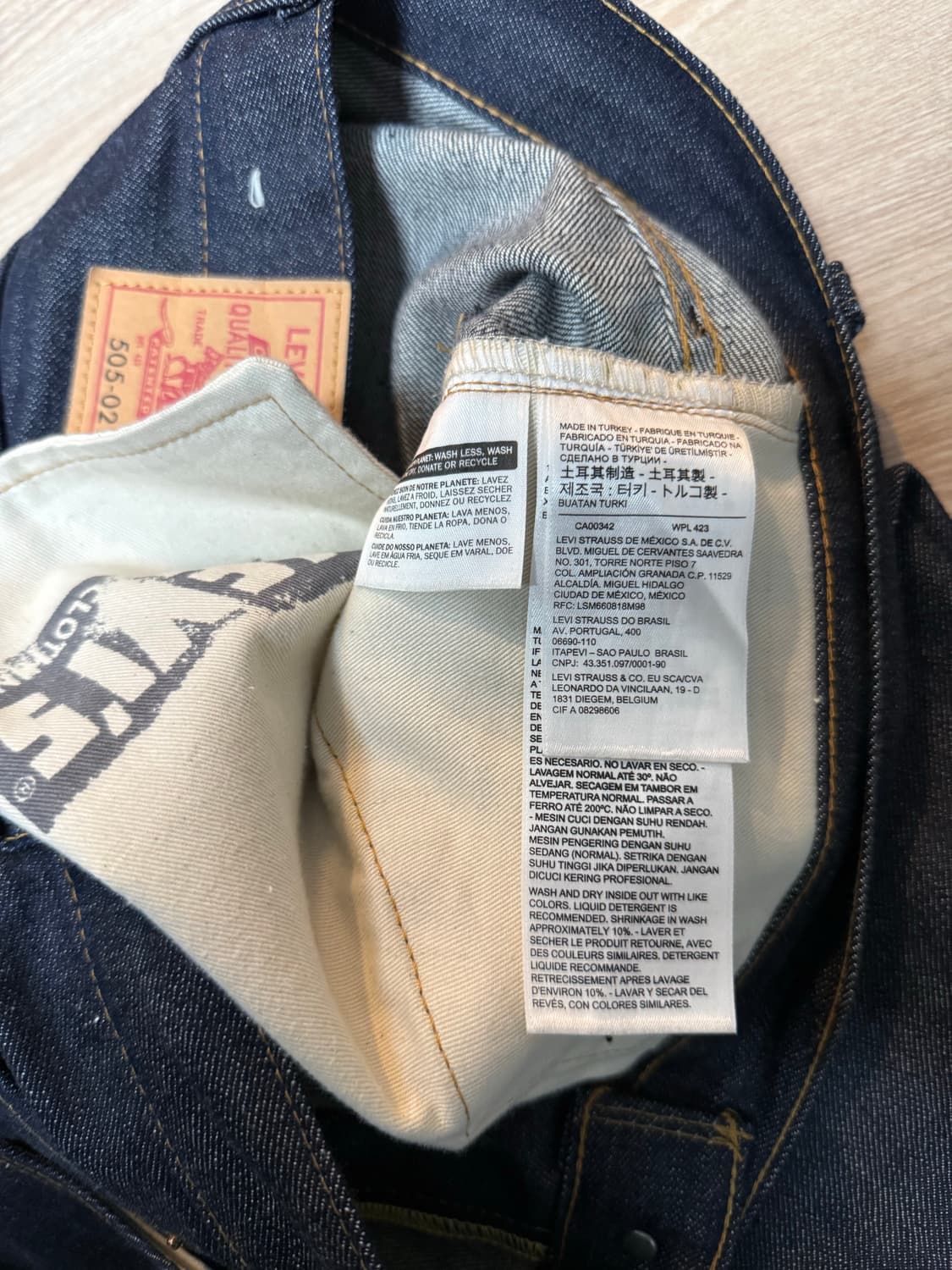 LVC 리바이스 505-0217 남성 데님 청바지 W30 L34 상품이미지5