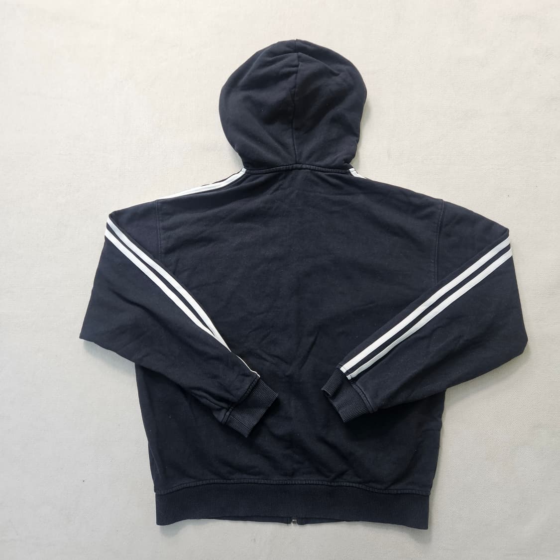 S 널디 블랙 로고 후드집업 0326Y 상품이미지2