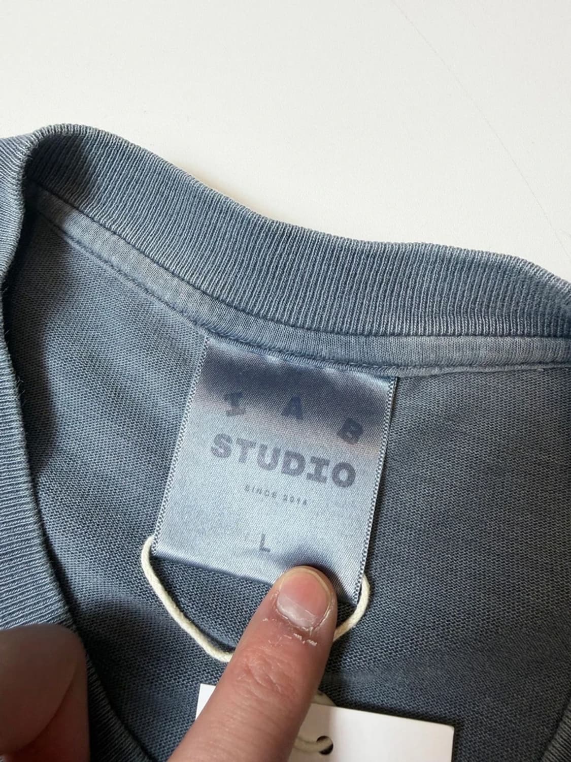 아이앱스튜디오 빅로고 오버핏 반팔 티셔츠 PN9368 상품이미지8