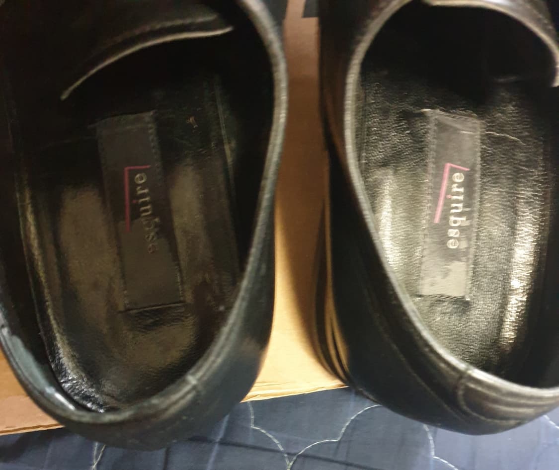 에스콰이어 소가죽 스퀘어토 더비 블랙 (265) 상품이미지4