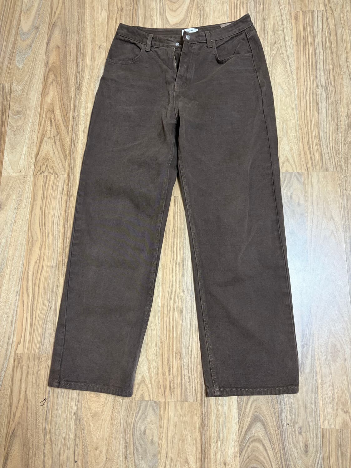 마이라이브러리 가먼트 다이드 브러쉬드 팬츠 상품이미지1