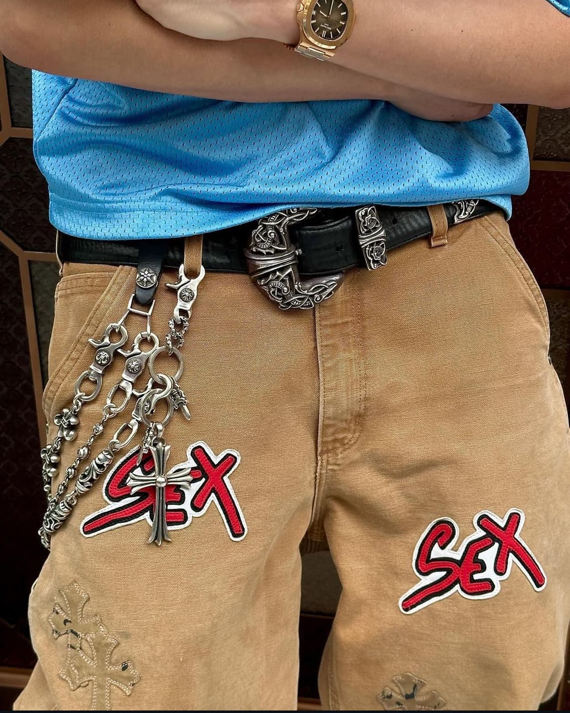 [36]크롬하츠 3피스 벨트 상품이미지1