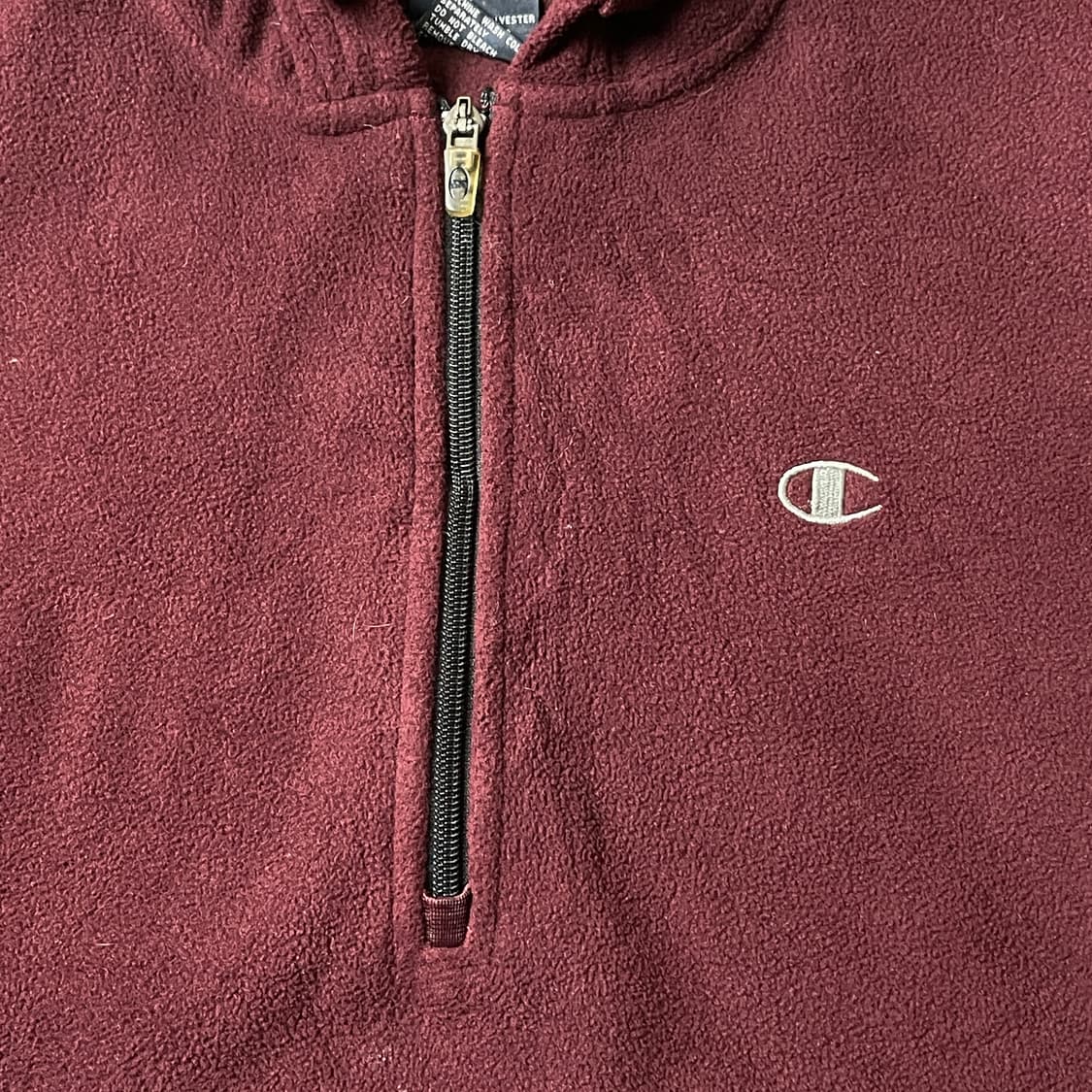 CHAMPION 챔피온 빈티지 와인 플리스 후리스 후드티 A00475 상품이미지3