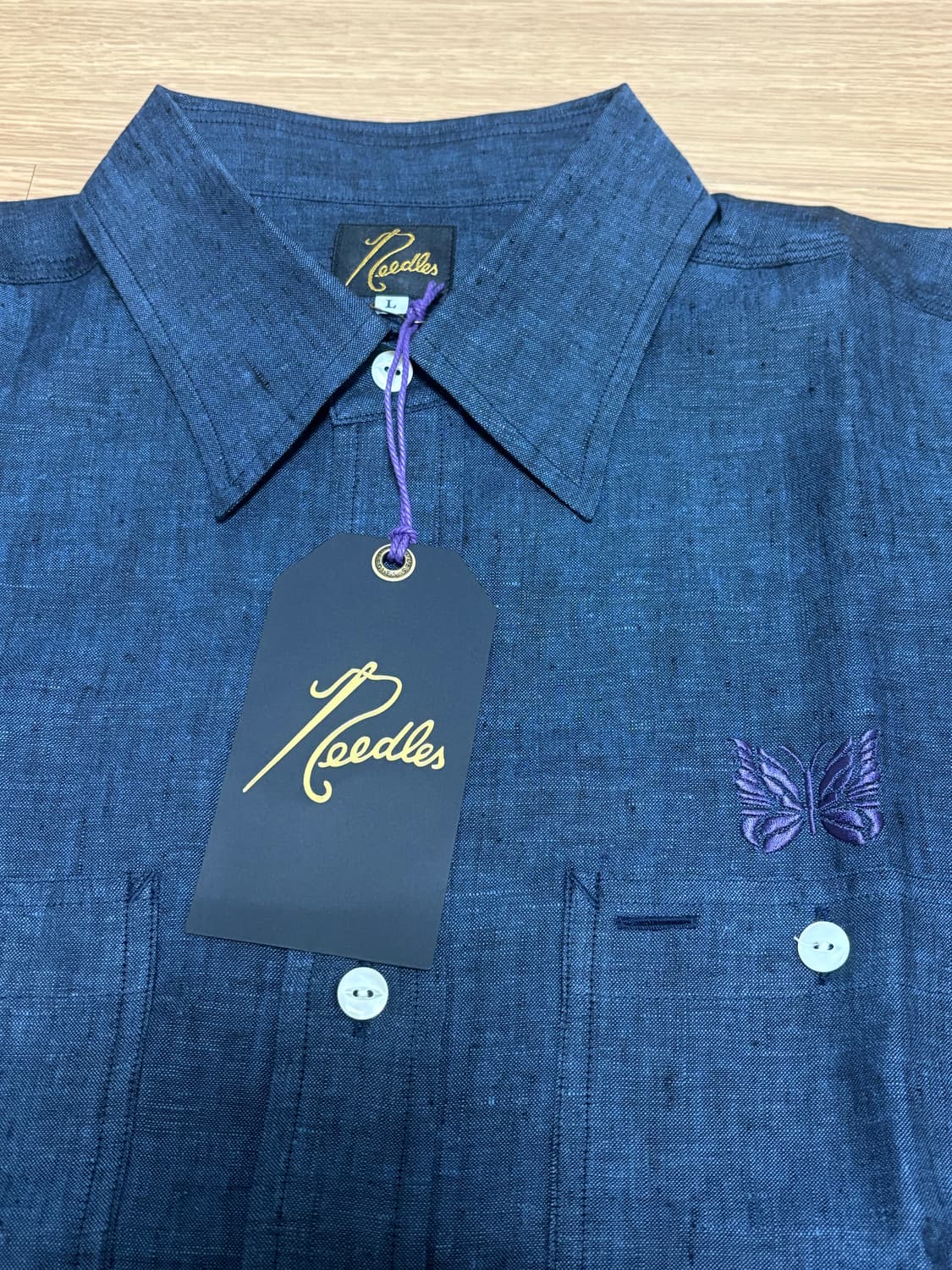[새상품/L] 니들스 샴브레이 셔츠 상품이미지8