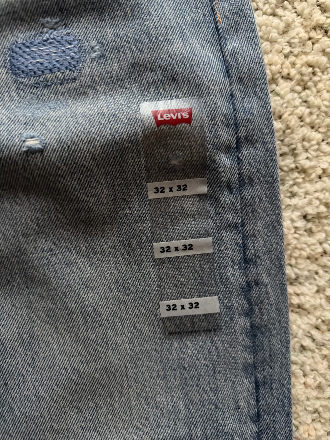 [32x32] 리바이스 501 150년 새상품 상품이미지4