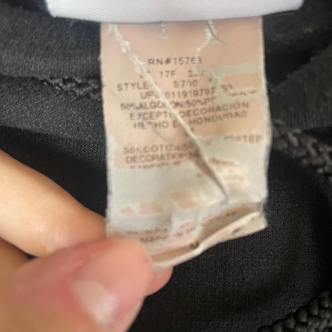 챔피온 에코 어센틱 블랙 코튼 혼방 후드티 M 상품이미지6