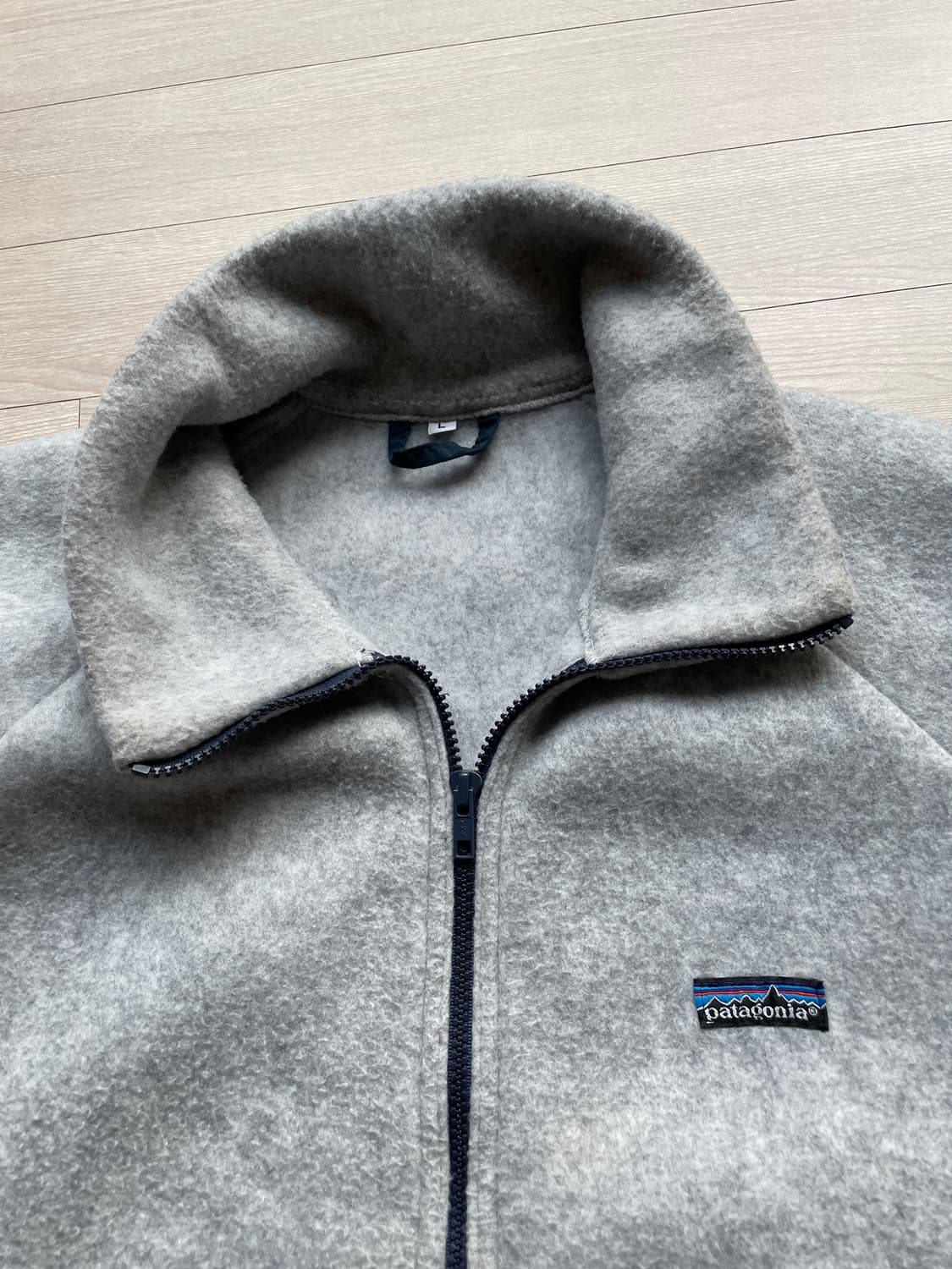 80s 파타고니아 신칠라 그레이 플리스 자켓 상품이미지9