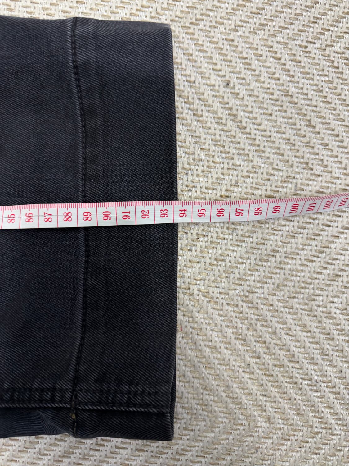 정품) 래트바이티 한섬 21ss 데님 와이드팬츠 67-98 상품이미지9