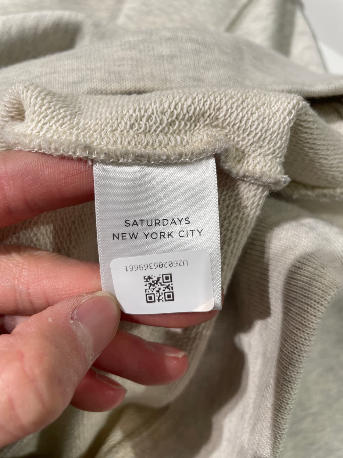 세러데이뉴욕 멜란지 아이보리 디치 밀러 스탠다드 후디 상품이미지8