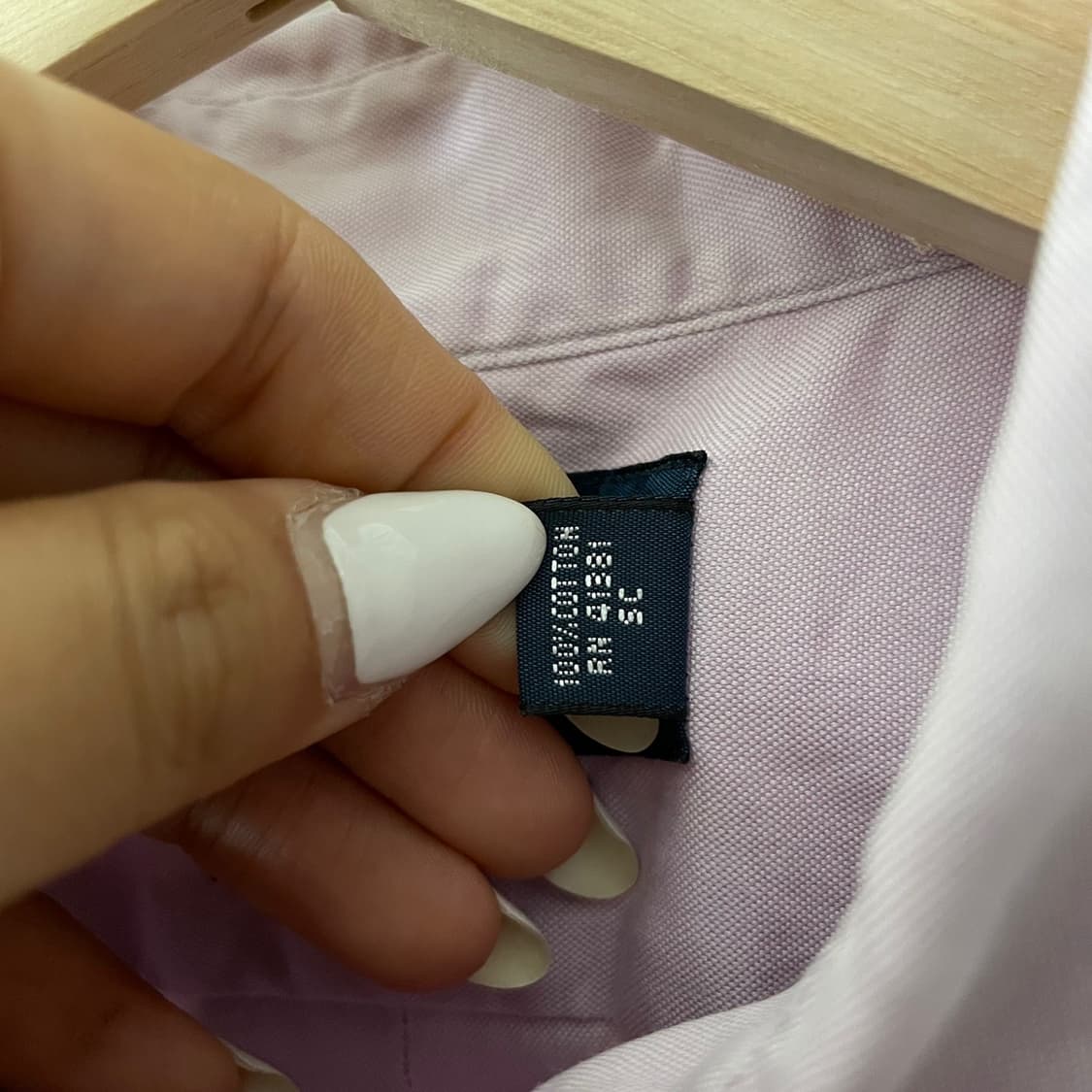 폴로 연보라 옥스포드 포니 반팔셔츠 상품이미지6