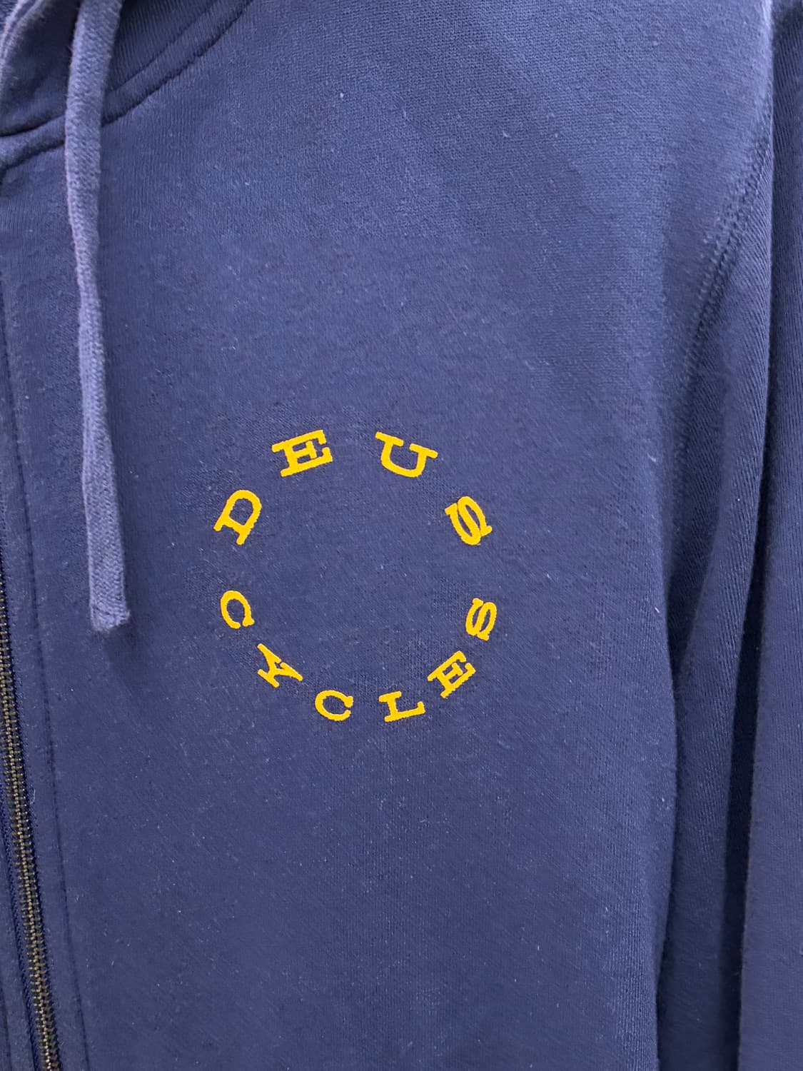 데우스 엑스 마키나 후드 집업 네이비 M 상품이미지3