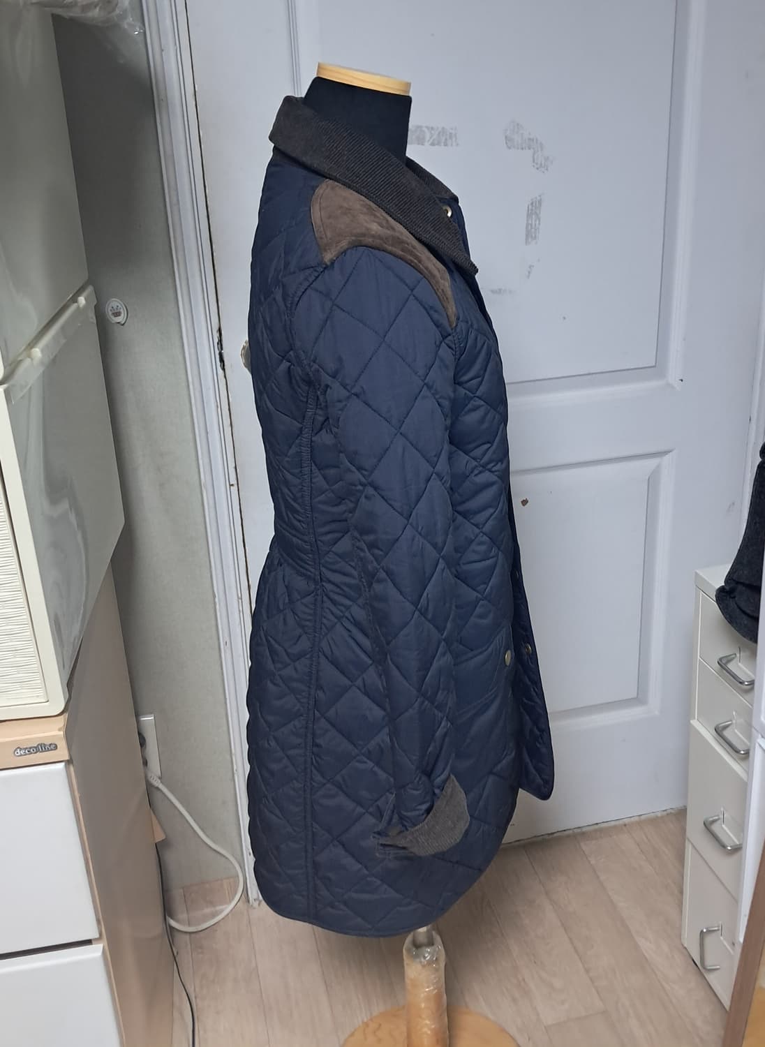 폴로랄프로렌 네이비 퀼팅 자켓 L (12-14세)44~날씬55 상태상급 상품이미지4