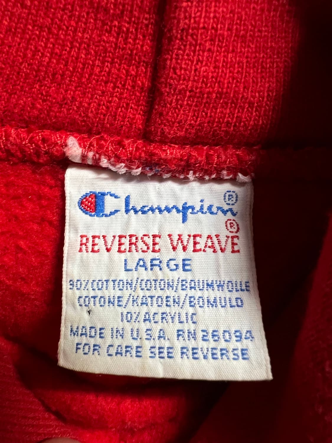 90's 챔피온 리버스위브 후드티 상품이미지7