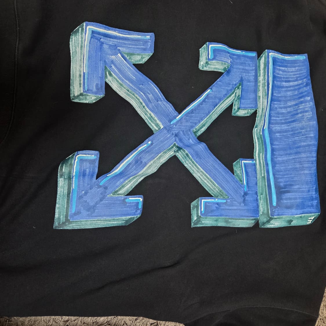 오프화이트 후드 XL 상품이미지3