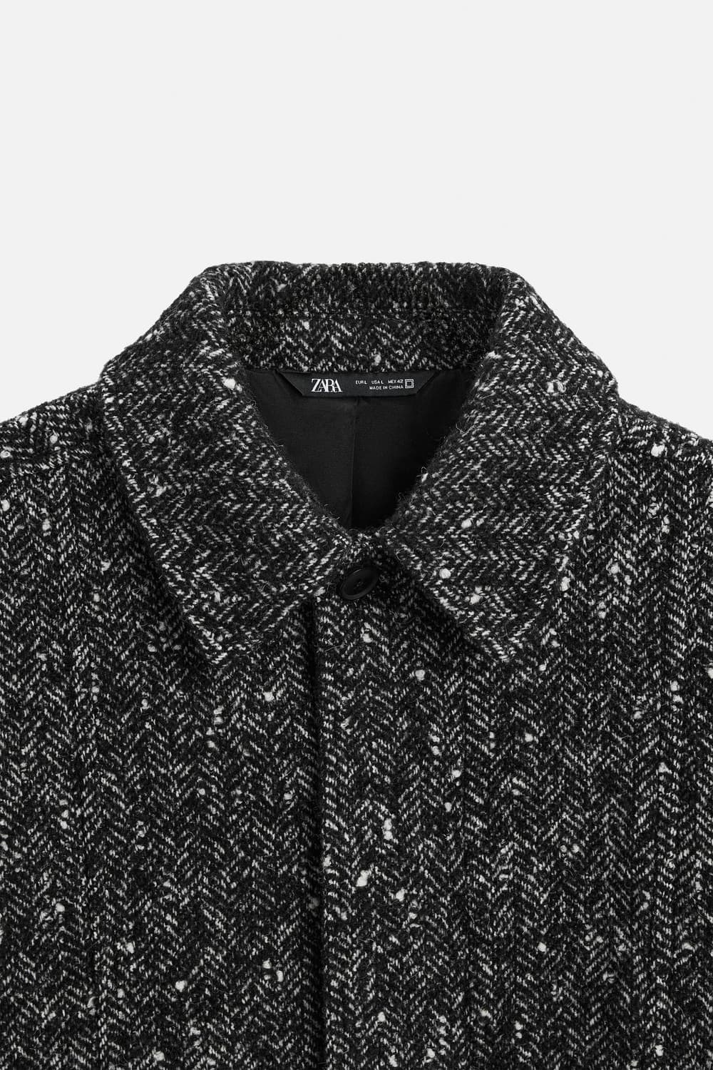 자라 트위드 울 헤링본 크롭 점퍼 상품이미지5