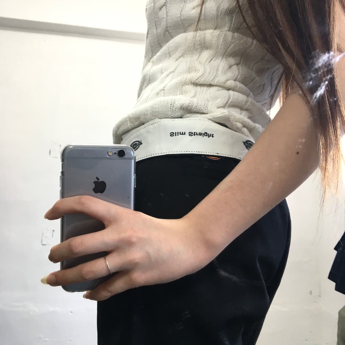 Dickies 슬림 스트레이트 블랙 팬츠 30x32 상품이미지3