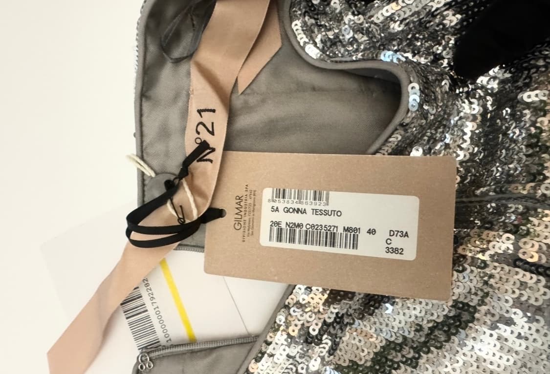 N°21 (NO21) 뉴메로 벤티우노 넘버 21 의 쉬퀸 (스팽글) 미디 상품이미지2