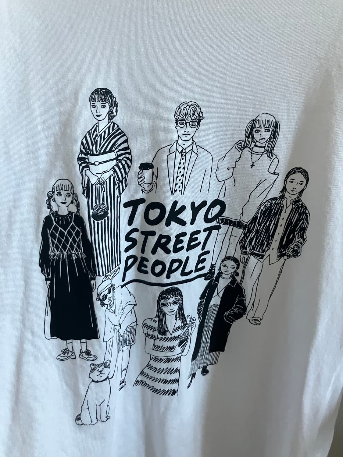 (XL) Gu 도쿄 스트릿 프린팅 티셔츠 상품이미지2