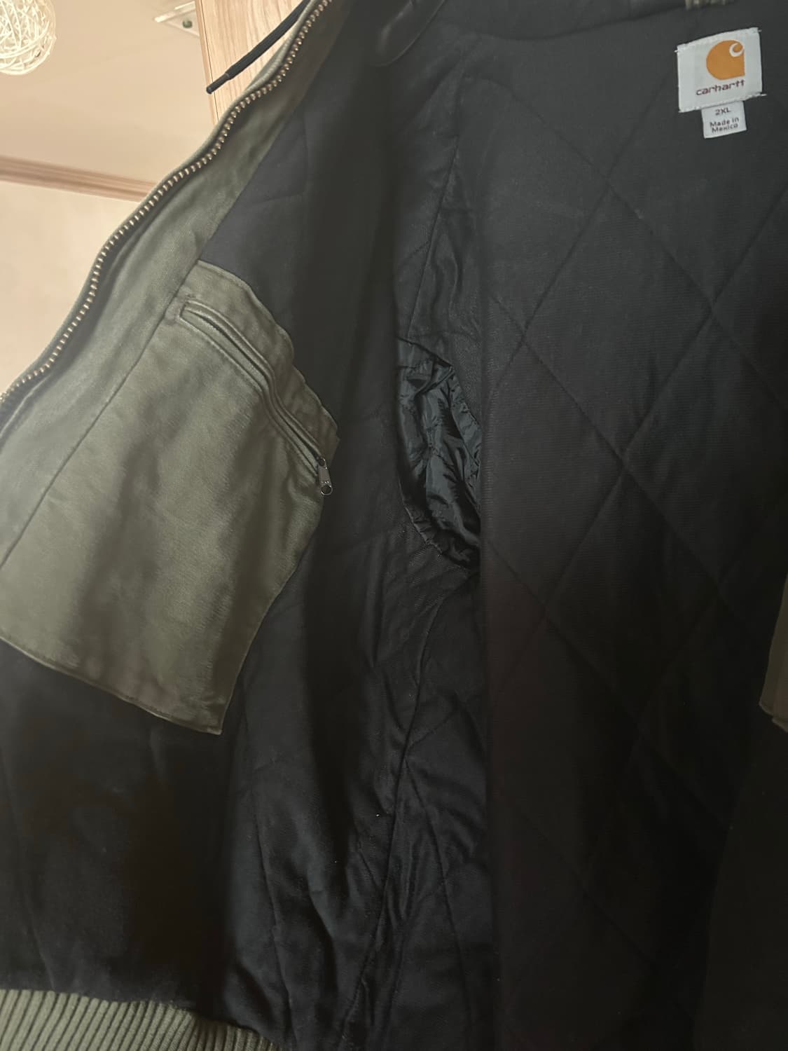 칼하트 j130 army green xxl 상품이미지2