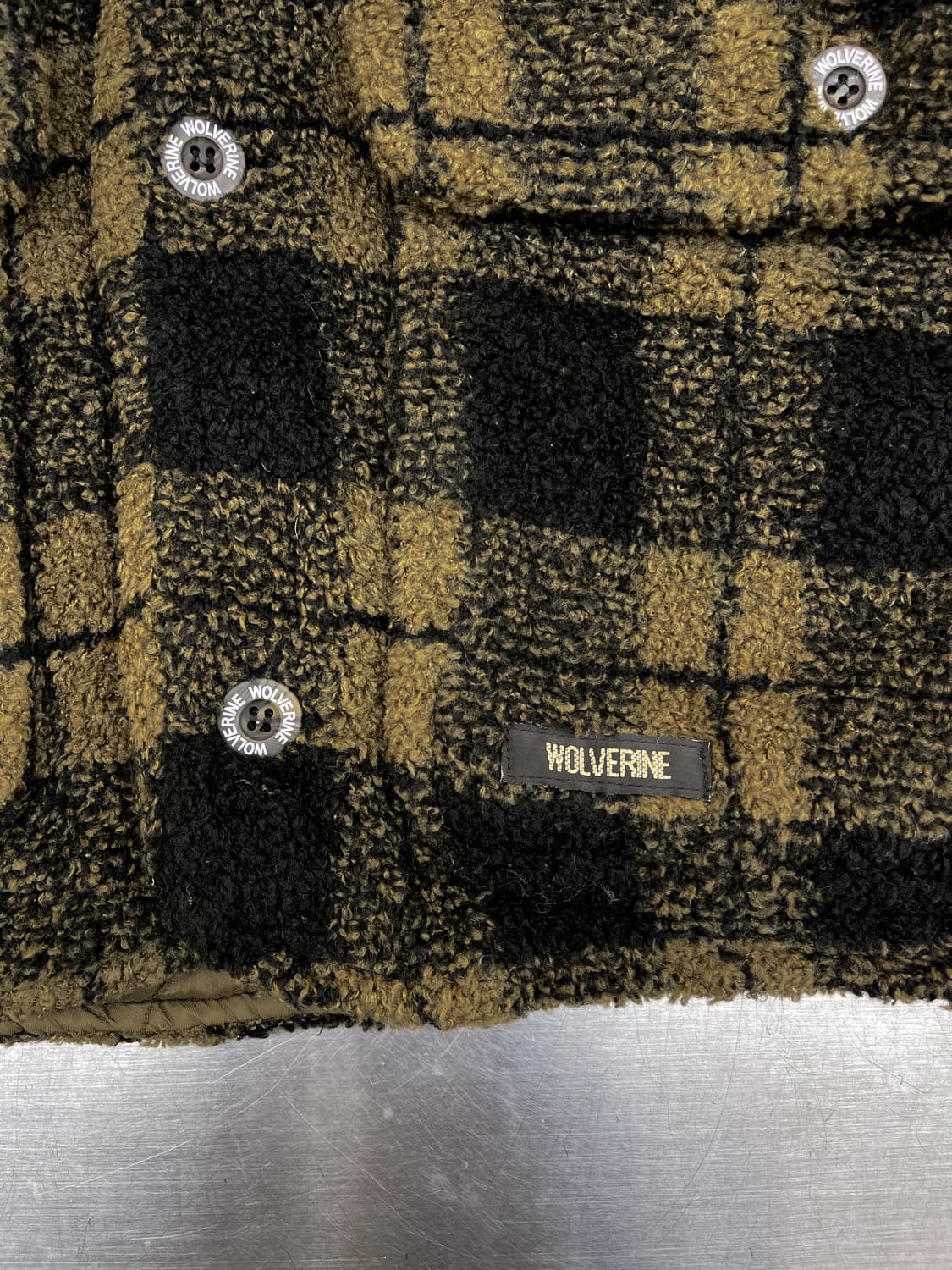 울버린 타탄 체크 자켓 상품이미지6