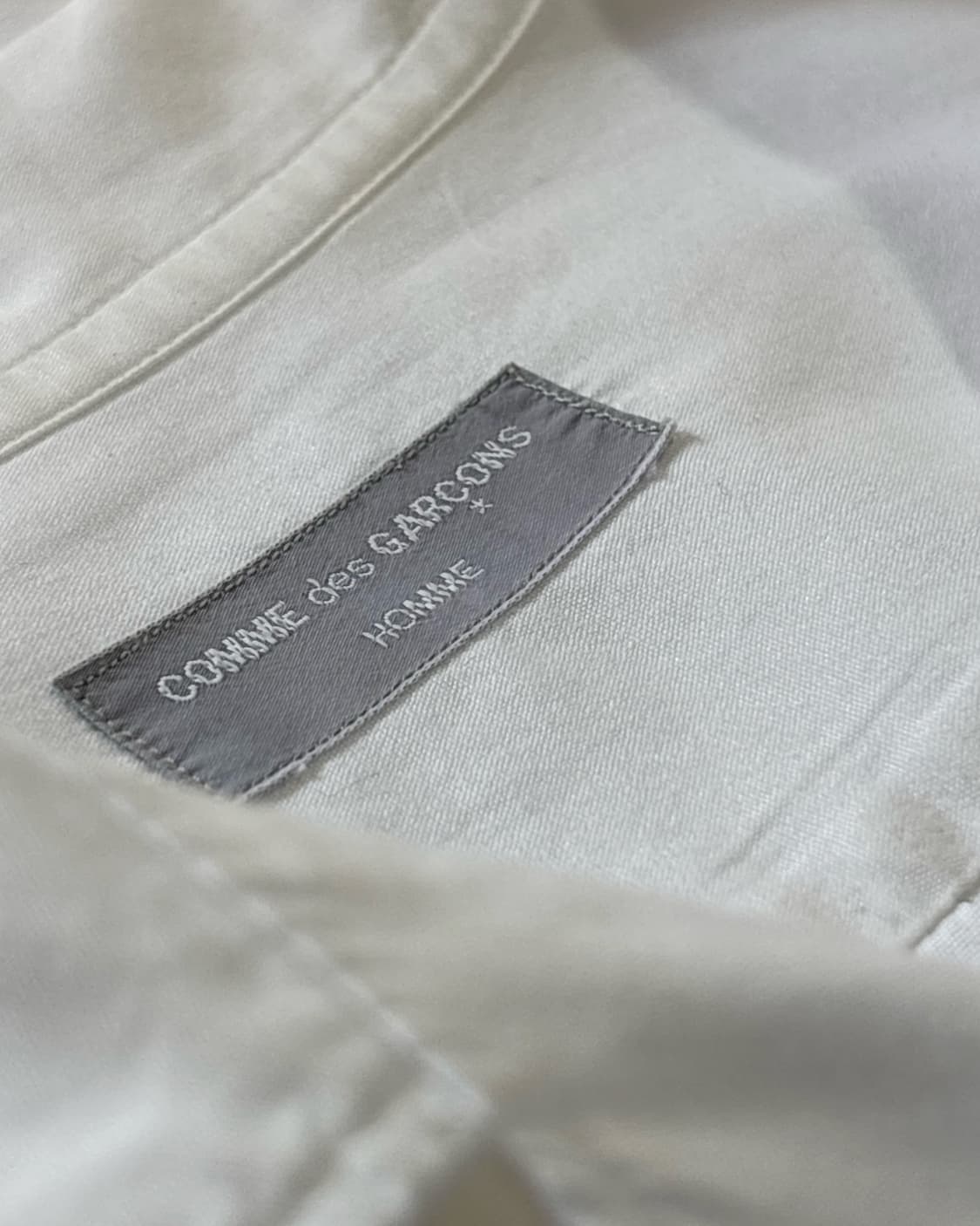 Comme des Garçons White Minimal Shirt 상품이미지2