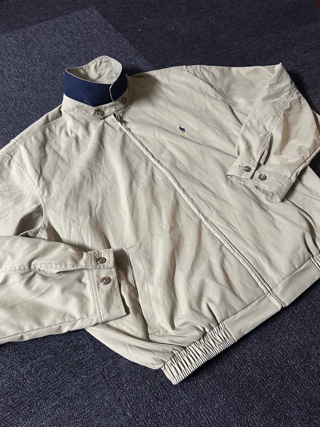 폴로 랄프로렌 베이지 해링턴 스윙탑 자켓 XL 상품이미지5