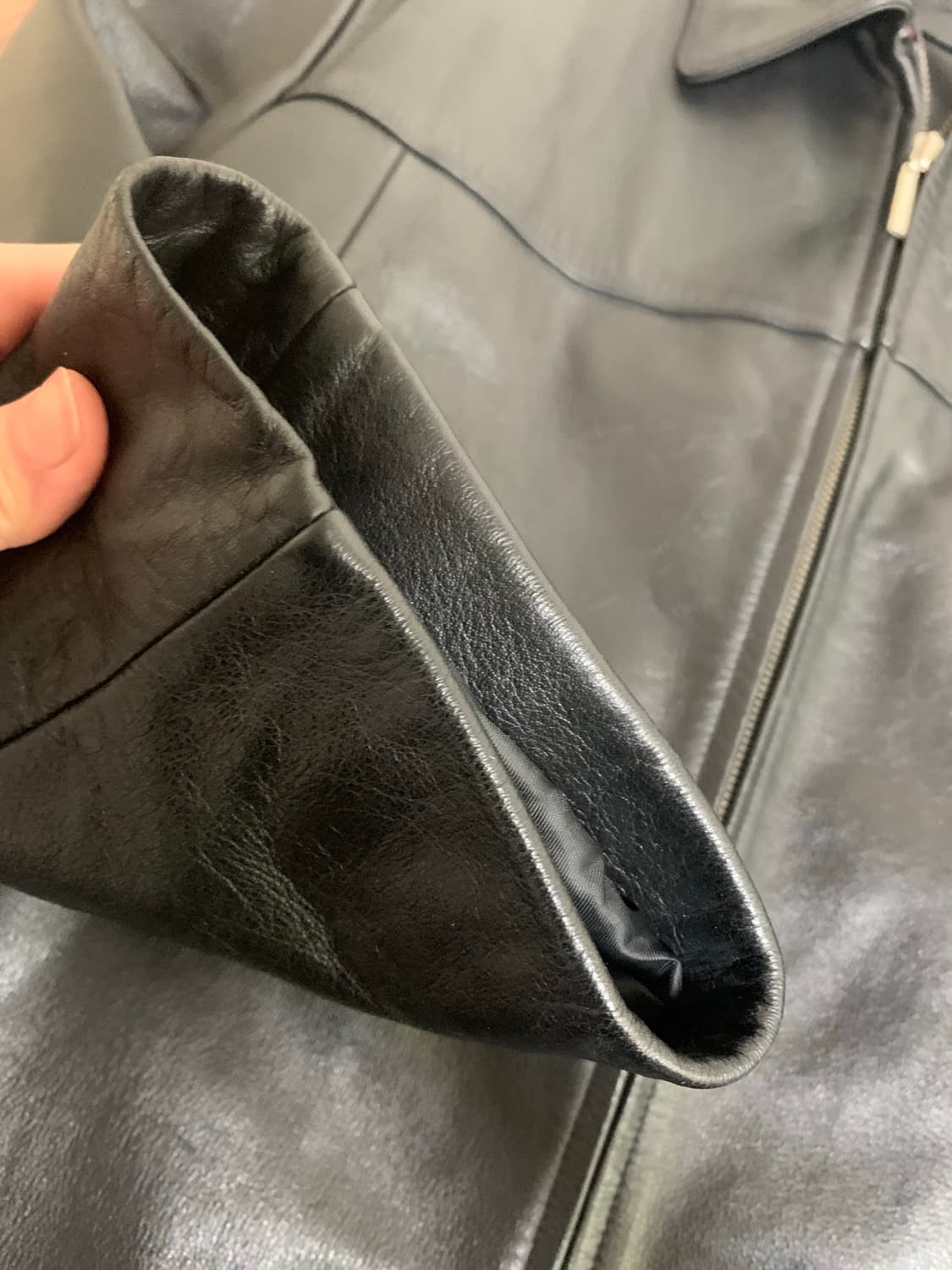 00s 소가죽 레더자켓 상품이미지6