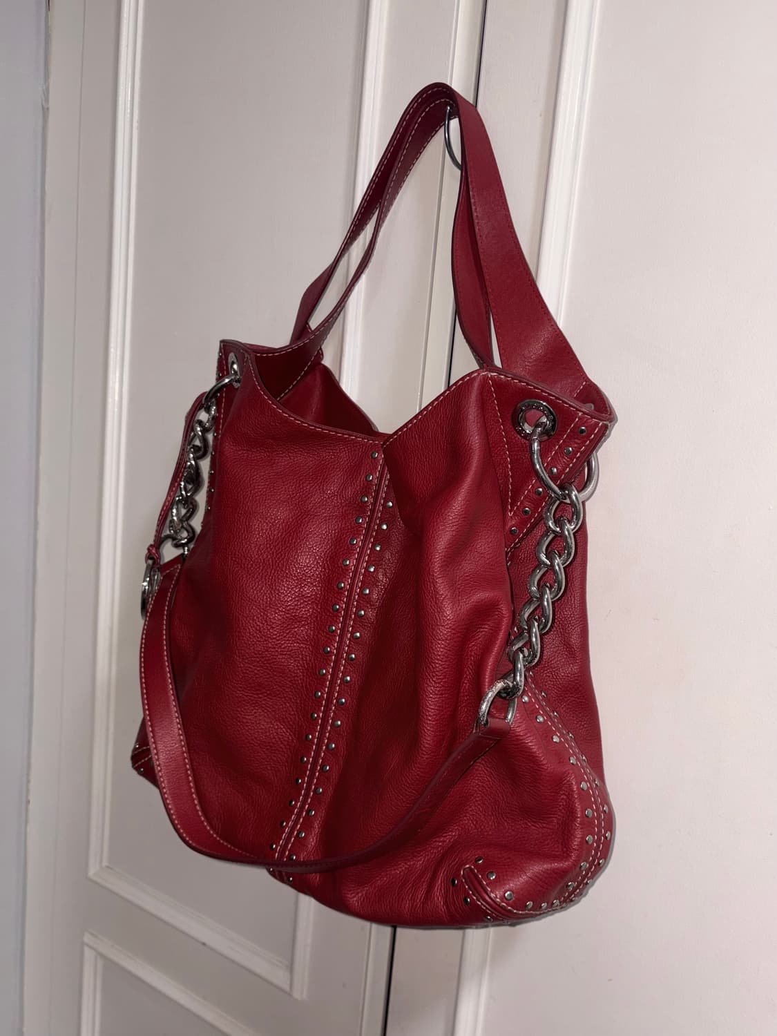 Michael kors cherry red shoulder bag 상품이미지3