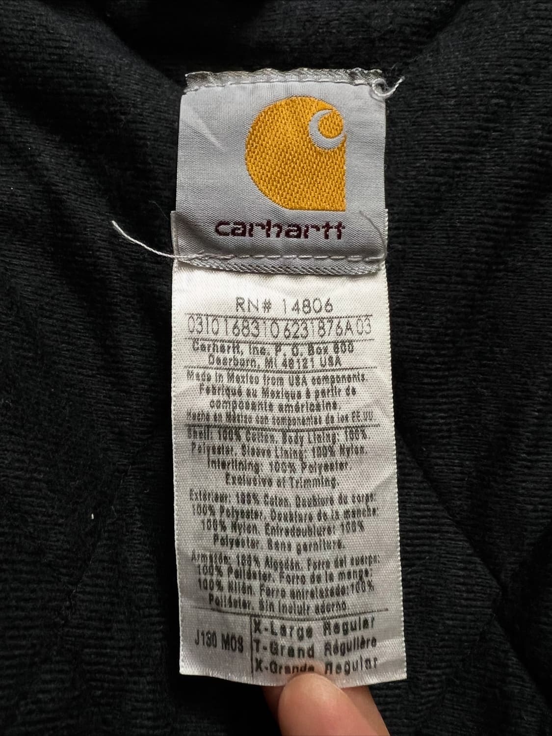 칼하트 J130 덕액티브 자켓 상품이미지5