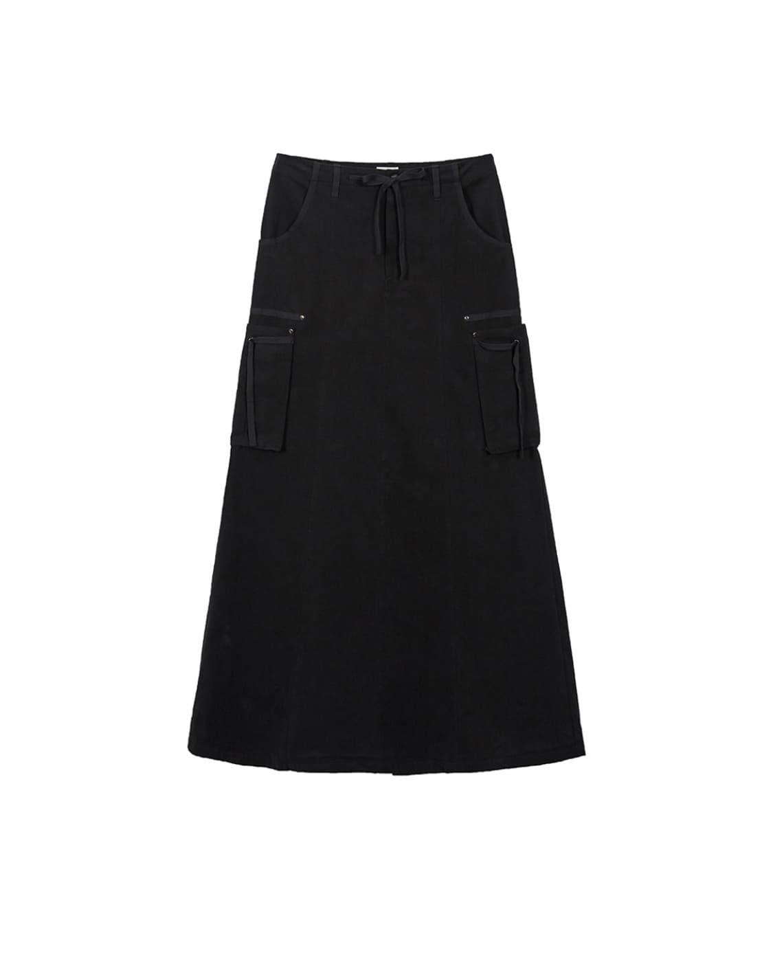 마지셔우드 스트링 카고 스커트 블랙 상품이미지5