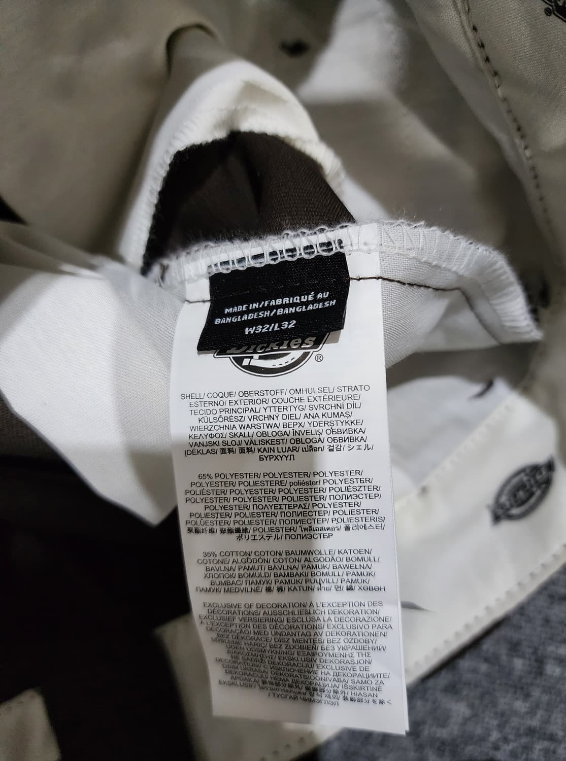 디키즈 루즈핏 더블니 워크 팬츠 바지 32 상품이미지8