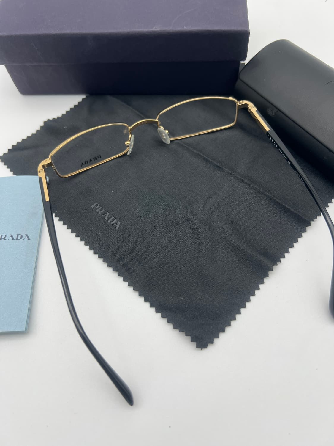프라다 PRADA 직사각 풀테 안경 VPR52G 5AK-101 상품이미지7