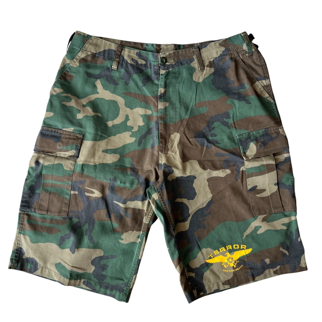 빈티지 00s Terror 카모 카고 쇼츠 상품이미지1