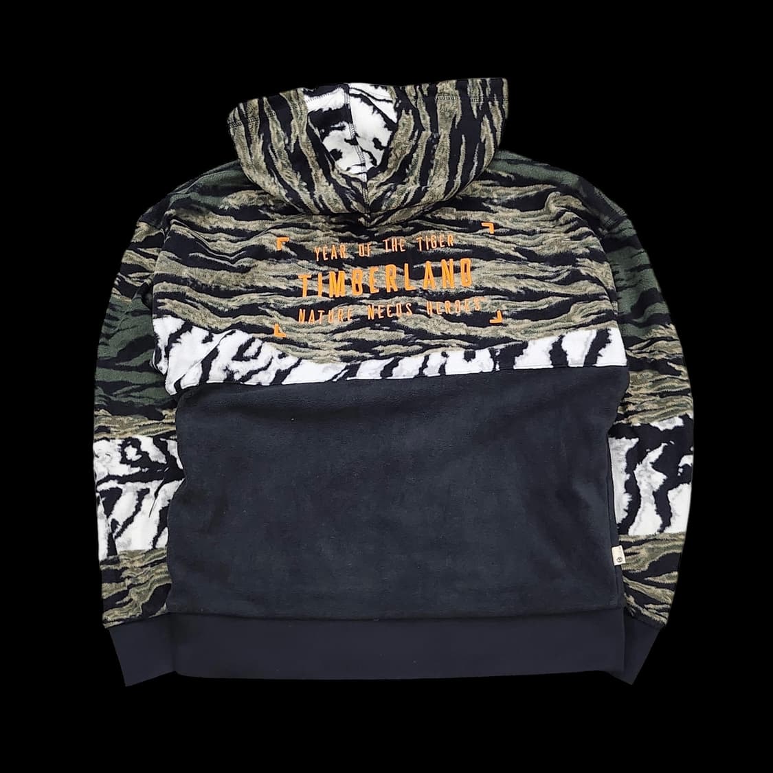 팀버랜드 반집업 카모 후리스 후드티 상품이미지2
