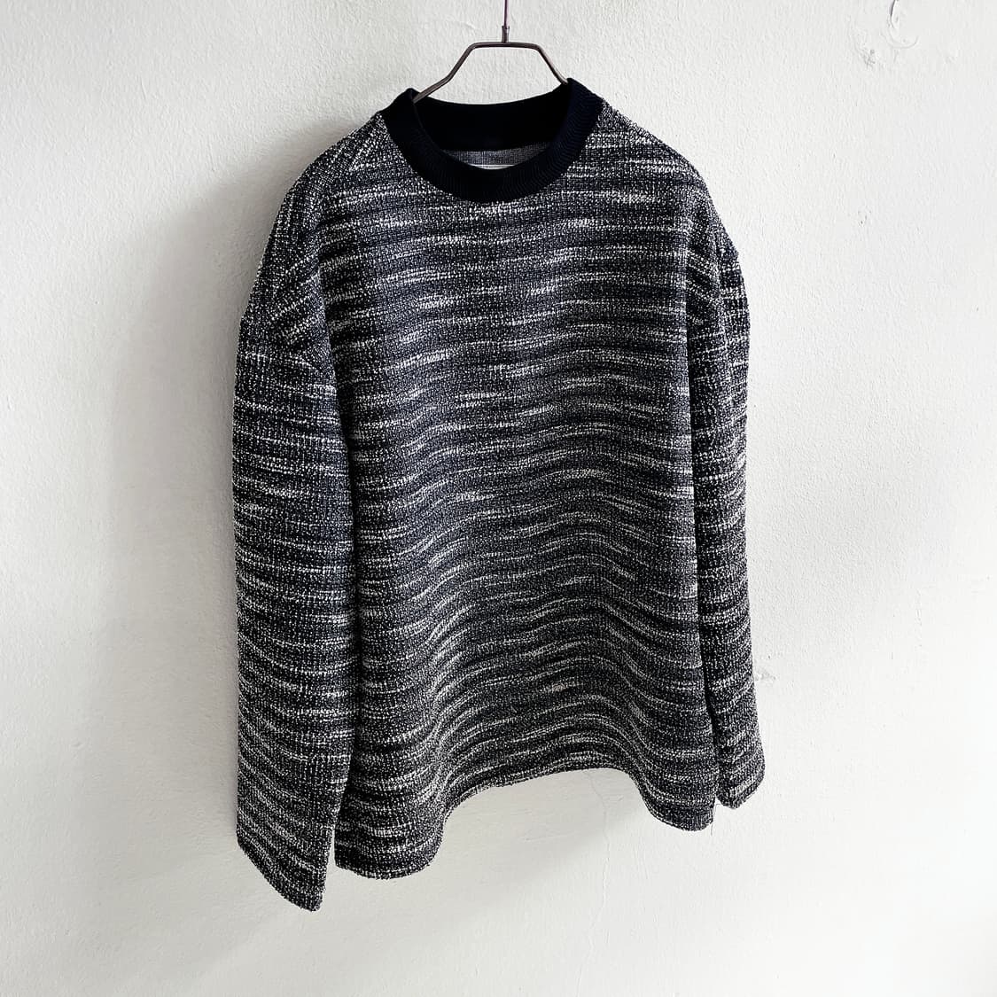 메종미네드 믹스드 부클 니트 롱 슬리브 상품이미지7