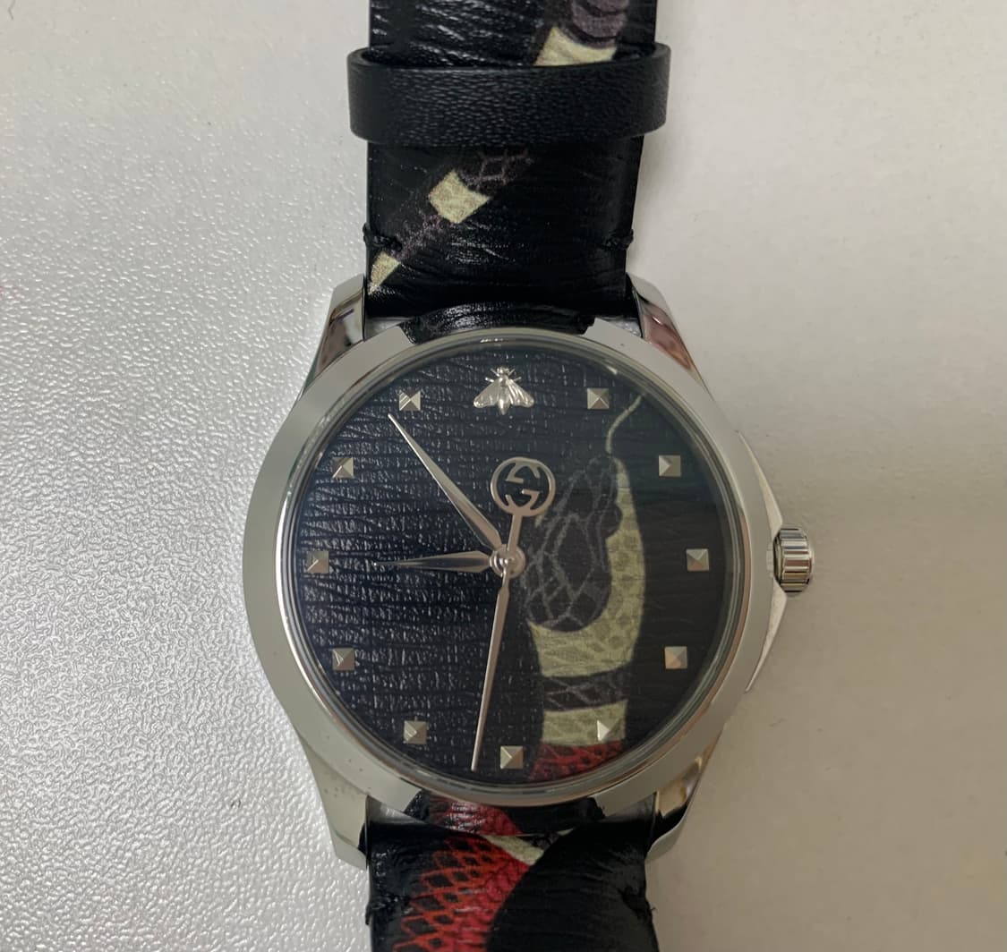 구찌 스네이크 가죽시계 상품이미지2